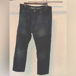 RAW X Jeans Quilted Knee Detail 34/29